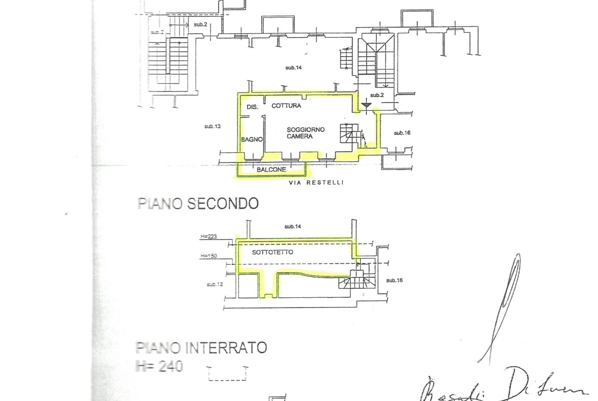LUMINOSO MONOLOCALE CON SOPPALCO, CANTINA E BOX